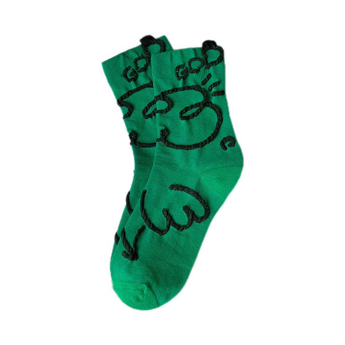 CASUAL GRAFFITI CARTOON SOCKS_CWMS0676