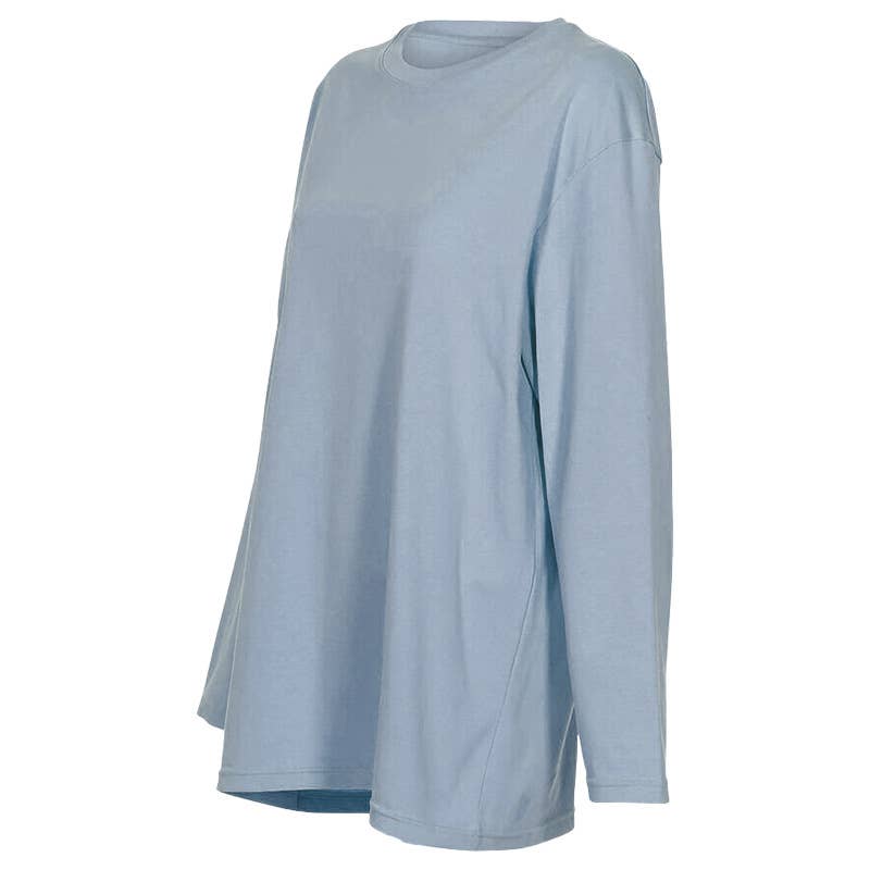 ALL-IN-ONE COTTON REVERSIBLE CREW NECK T-SHIRT