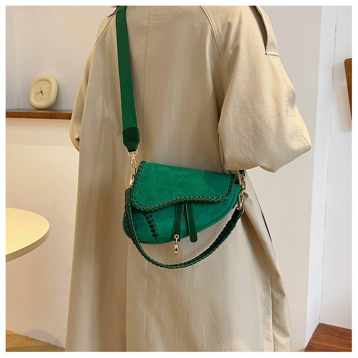 WOMEN FASHIONABLE SHOULDER UNDERARM BAG_CWAB1597