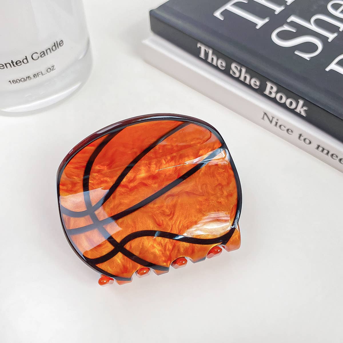 Sports series basketball football hair clips