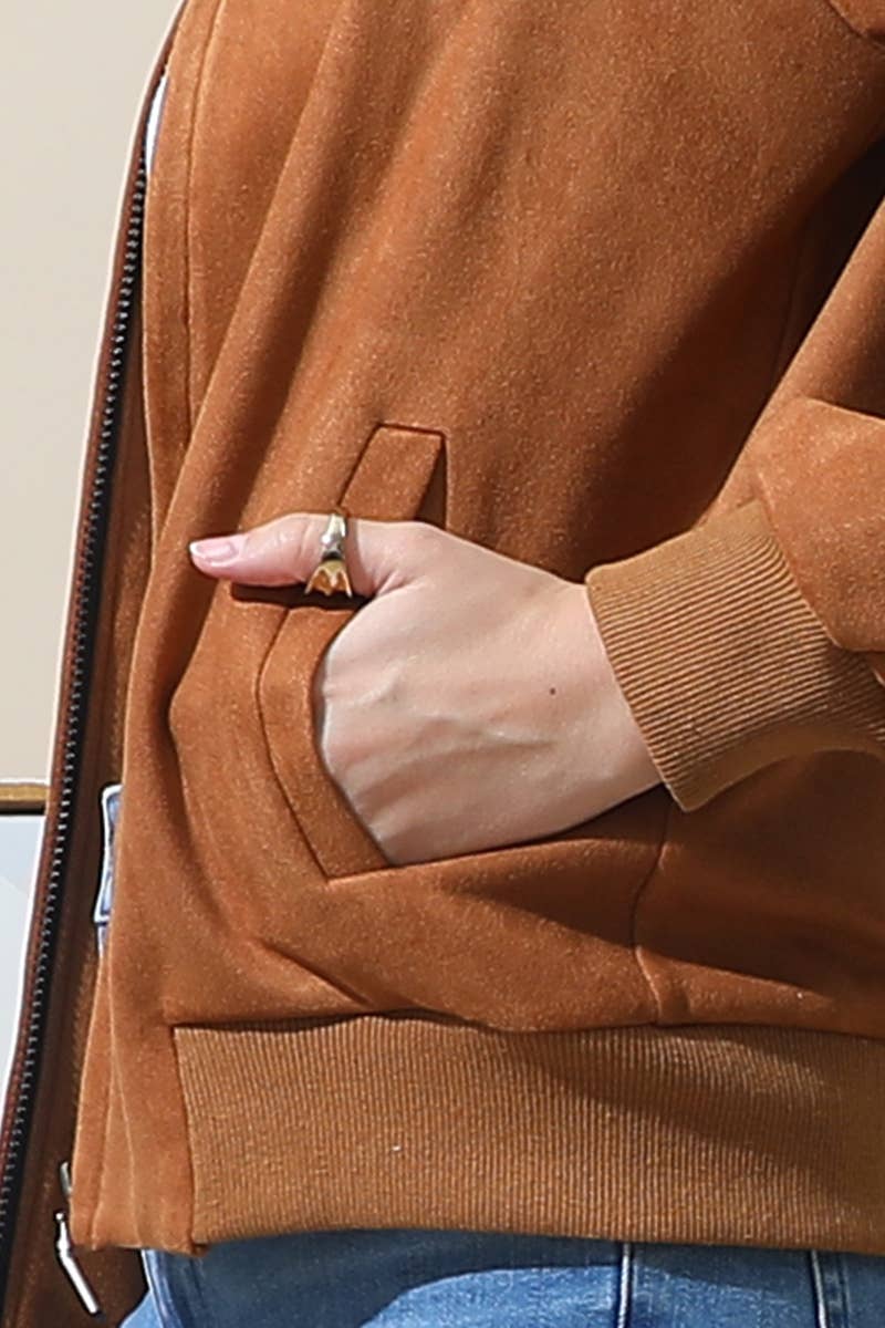 CWOJA706-P_WATERFALL FAUX SUEDE ZIP-UP WESTERN BOBMER JACKET