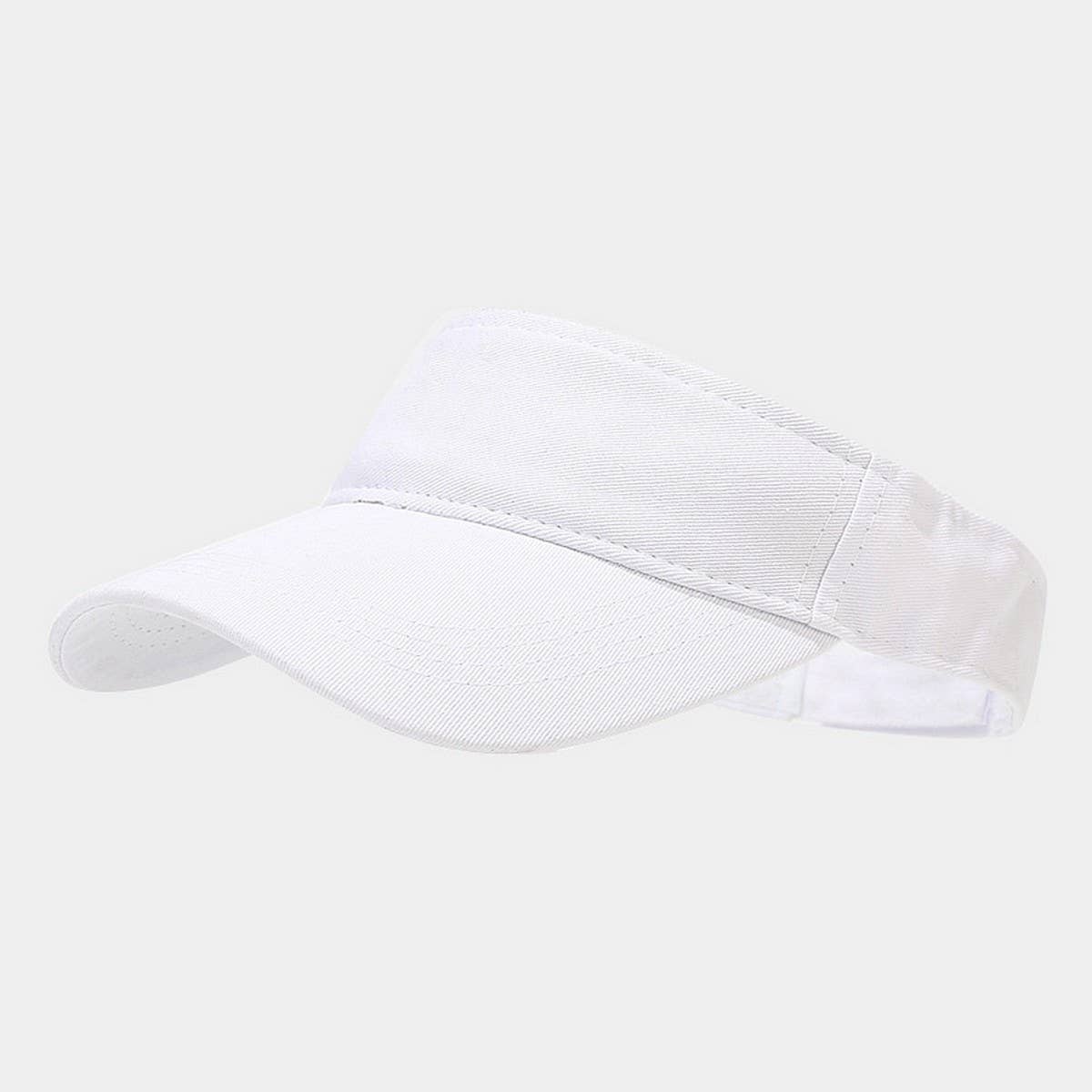 Summer Simple Solid Visor Hat - Unisex Outdoor_CWAH3303
