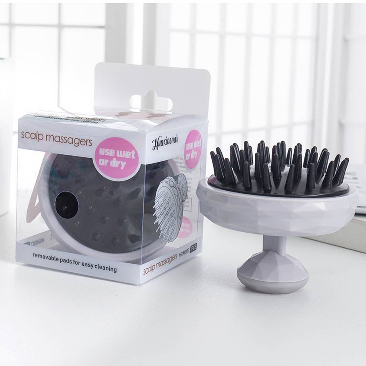 DIAMOND STYLE ADULT HEAD MASSAGE SHAMPOO BRUSH