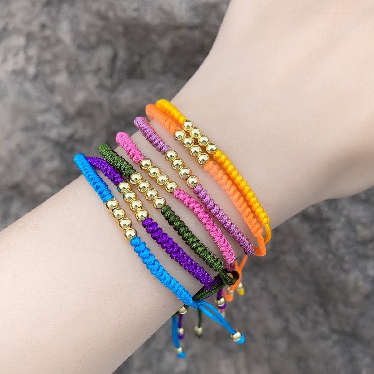 MULTI COLOR HANDWOVEN BRACELET