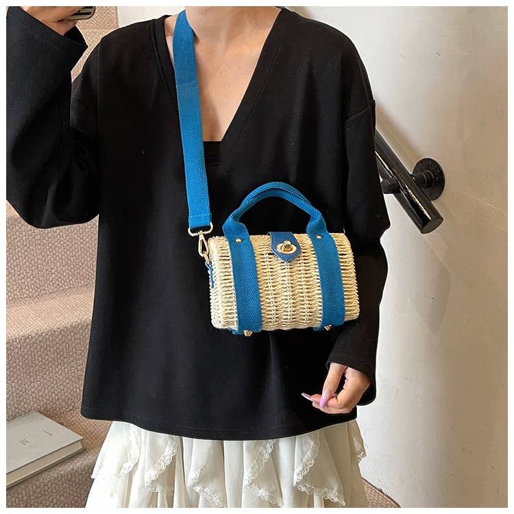 Artistic beach versatile hand-held crossbody bag