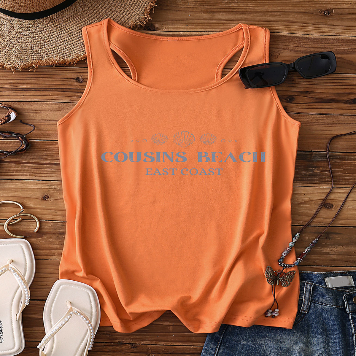 Casual Cotton Racerback Tank, Women??¢s Sleeveless_CWTTSL0419