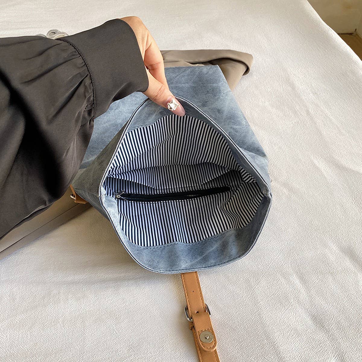 NEW AUTUMN AND WINTER FASHION SIMPLE TOTE BAG_CWAB3275