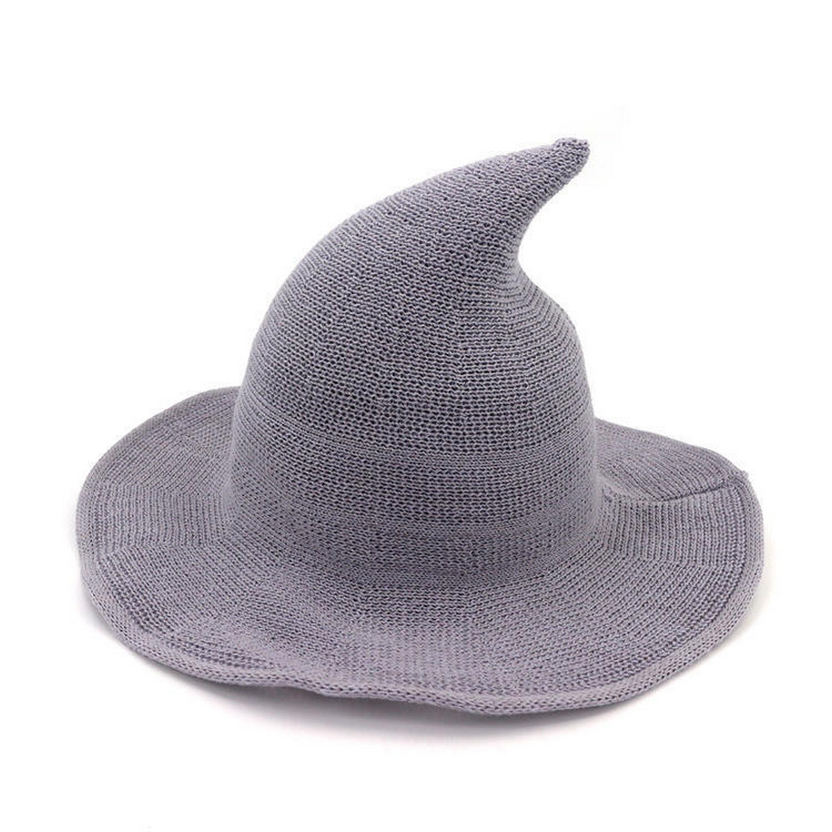 Classic Halloween Witch Hat Knit Pointed Top_CWAH3990