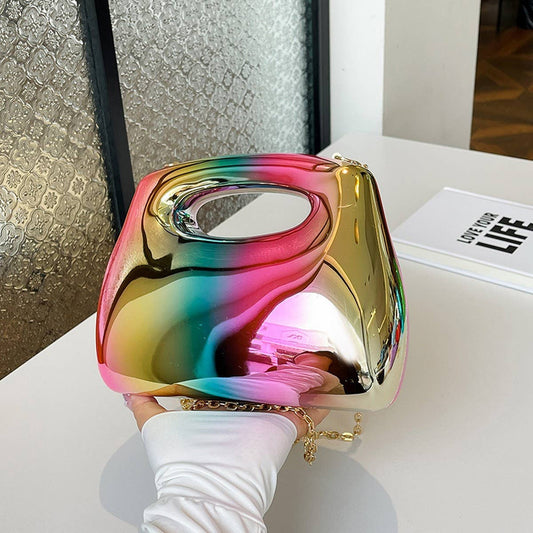 BRIGHT AND MINIMALIST CLUTCH BAG SHOULDER BAG_CWAB3240