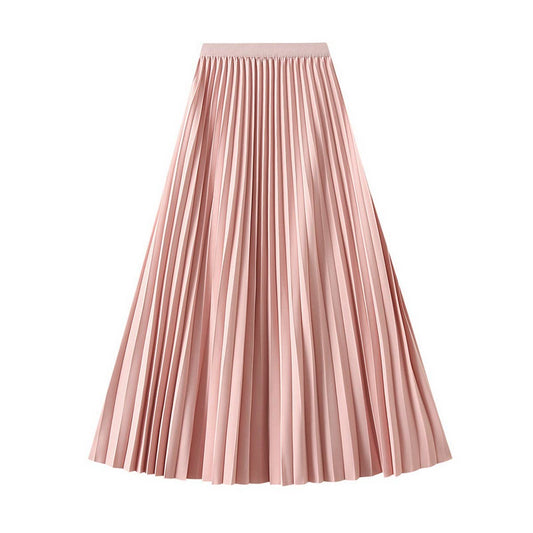 ACCORDION SKIRT LONG HIGH WAISTA-LINE PLEATEDSKIRT_CWBMS0293