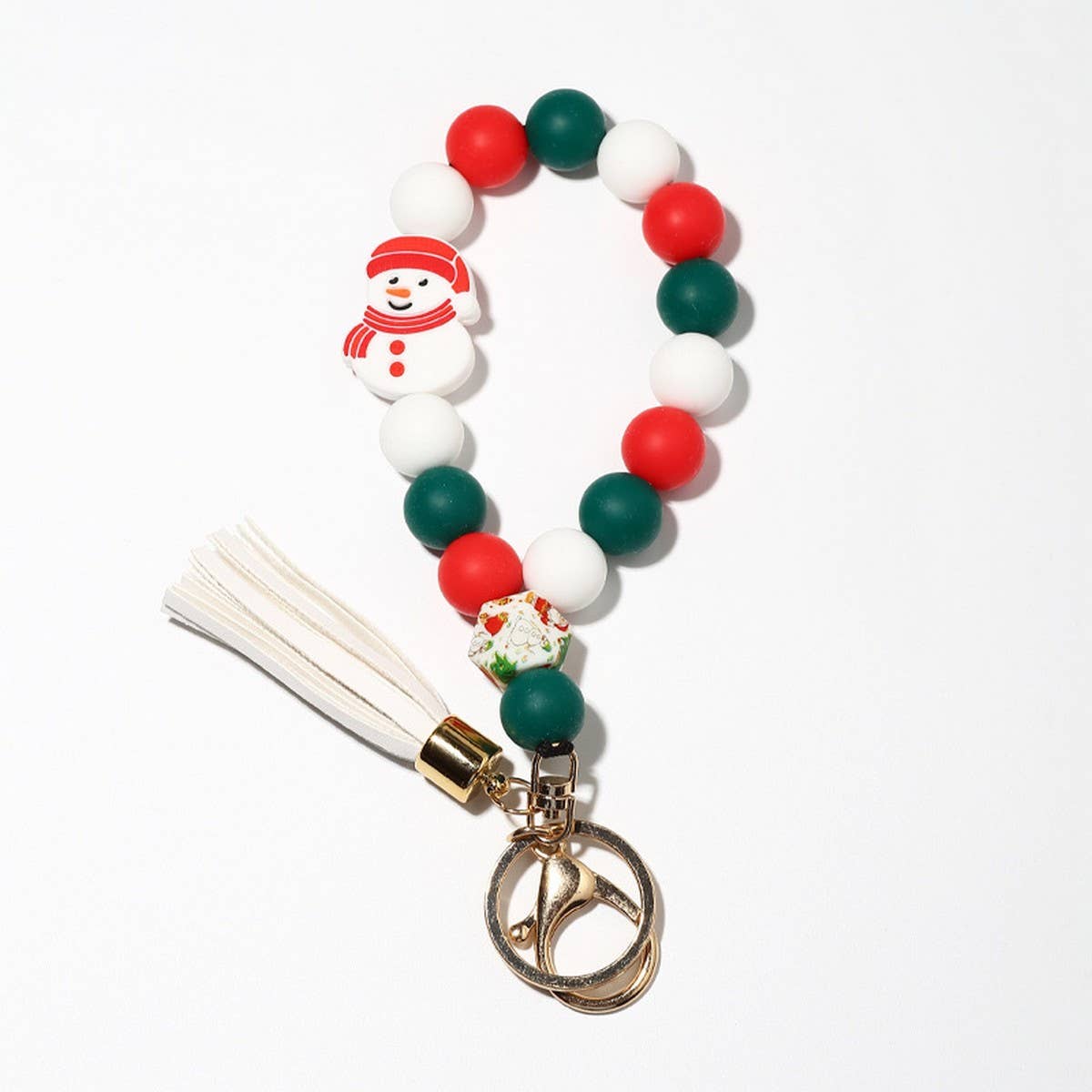 Glowinthedark Halloween Keychain Silicone Bracelet_CWAB5098