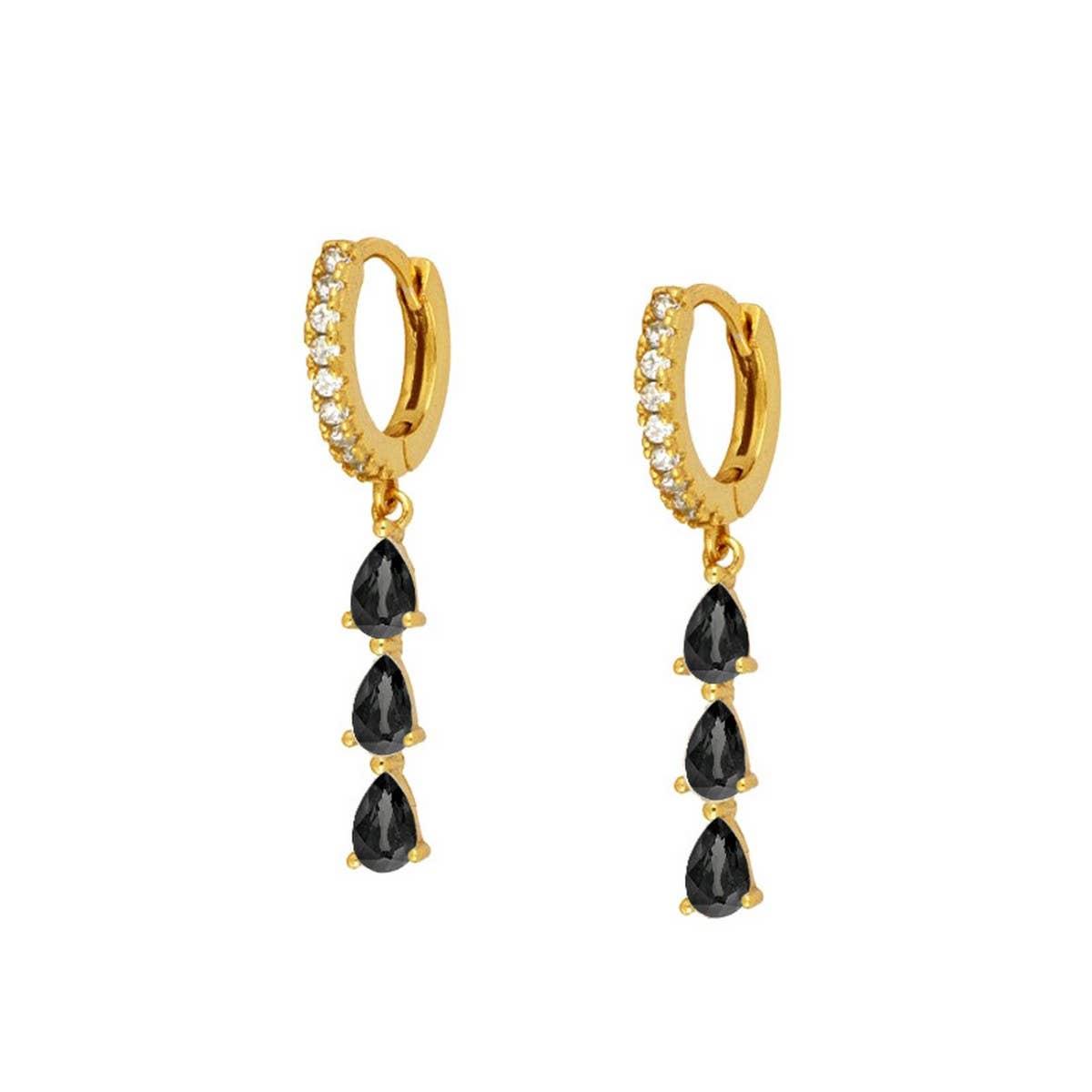 TEARDROP SHAPE MINIMALIST FASHION EARRINGS