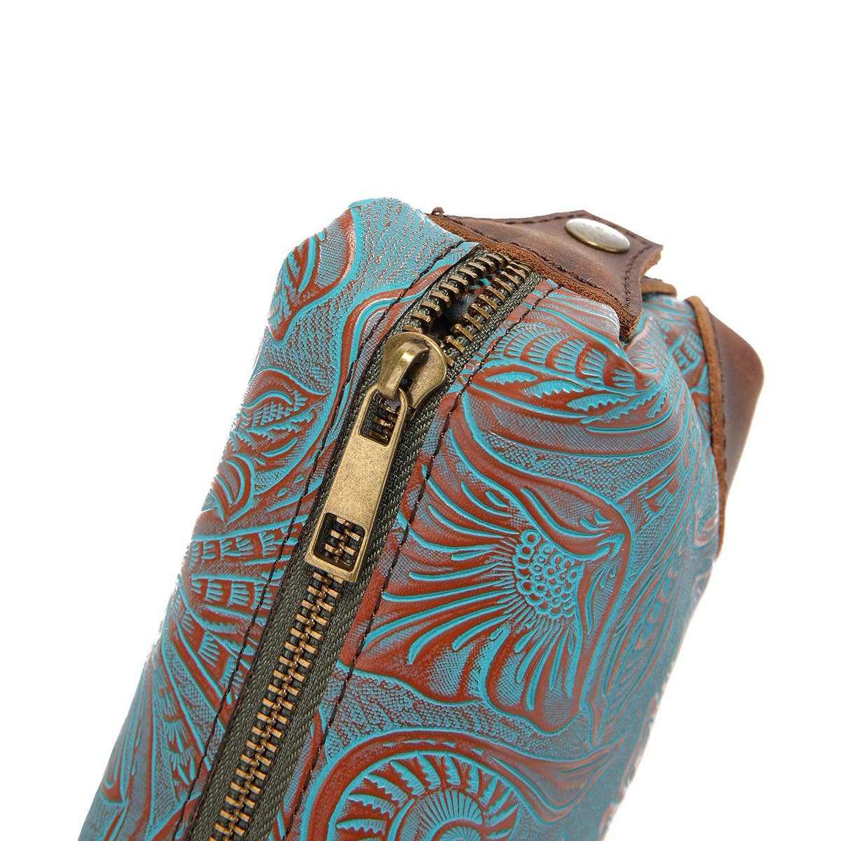 VINTAGE EMBOSSED BOHEMIAN CLUTCH WALLET_CWAB2590