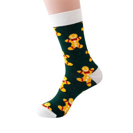 CHRISTMAS PATTERN CREW SOCKS