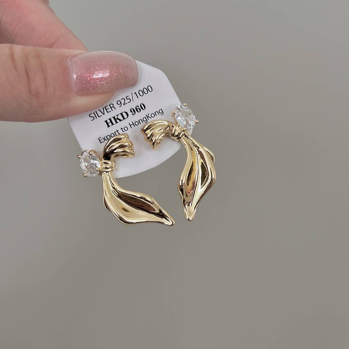 TEXTURE RIBBONS, EARRINGS, STUDS, AND EARRINGS