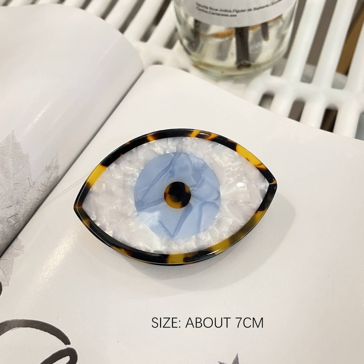 NEW EYES RAINBOW CLIP HAIR CLIP_CWAHA0969