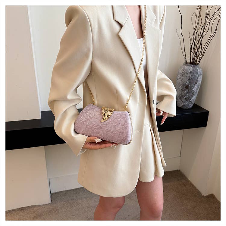 Fashionable shiny and versatile crossbody bag