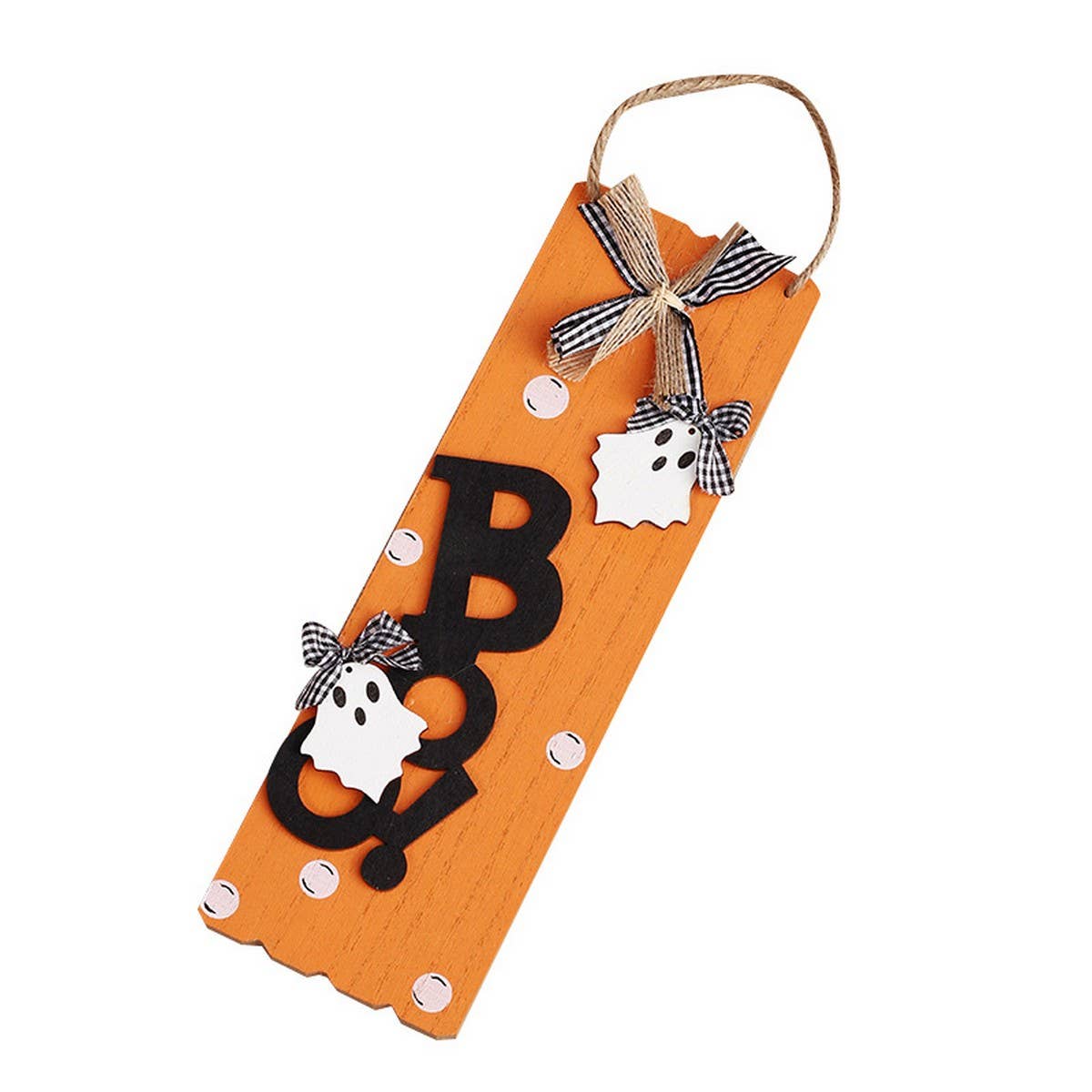 Ins-Style Cute Ghost Wooden Hanging Decor_CWAJE05362