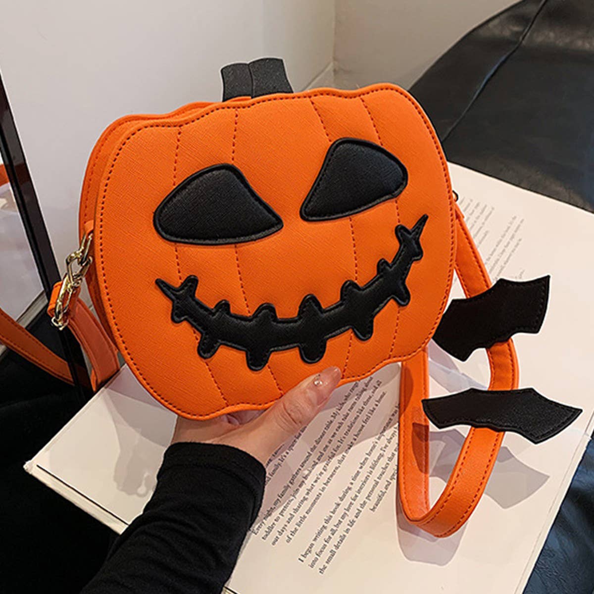 HALLOWEEN PUMPKIN BAG SHOULDER CROSSBODY BAG_CWAB0997