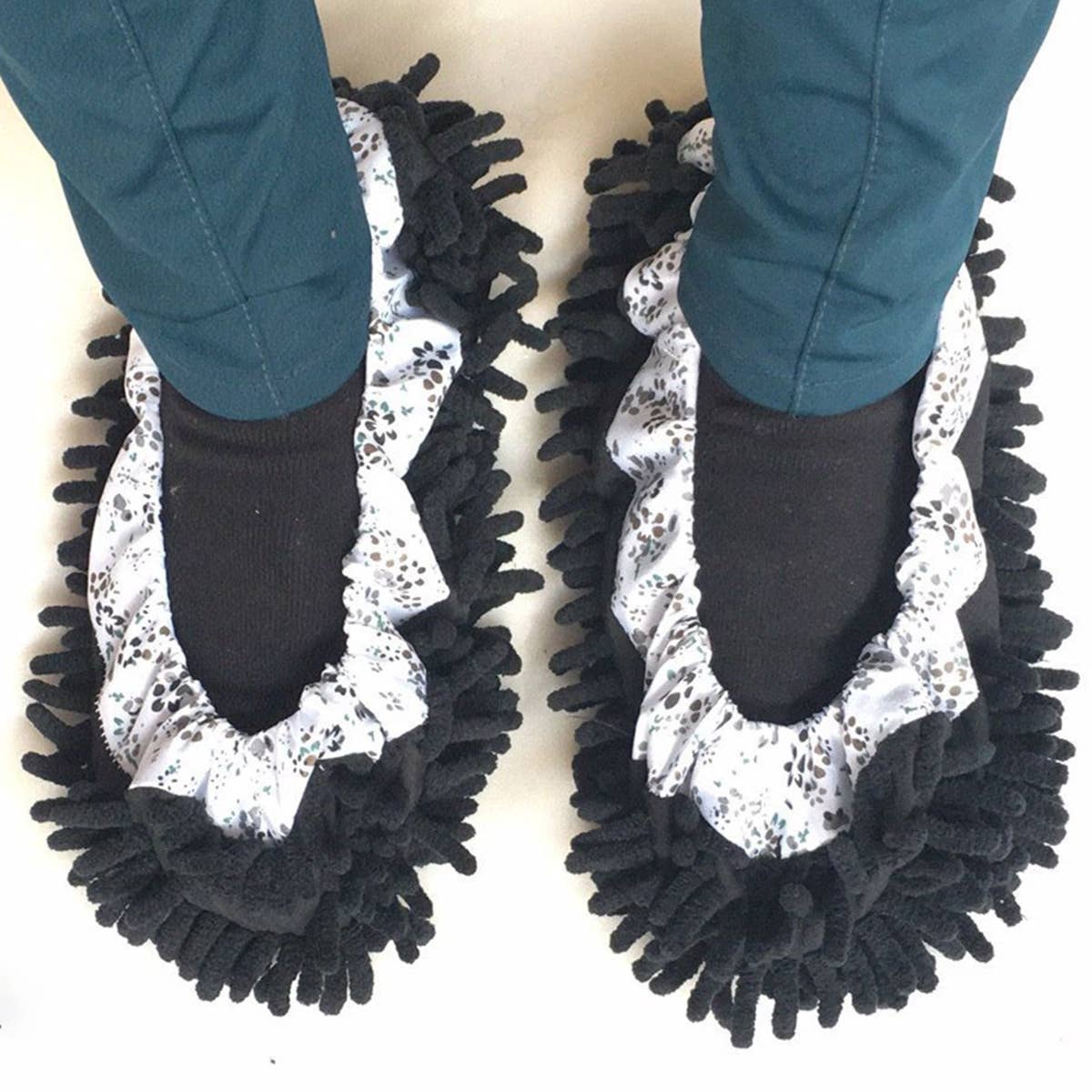 MICROFIBER MOP SLIPPERS SHOES COVER MOP SOCKS