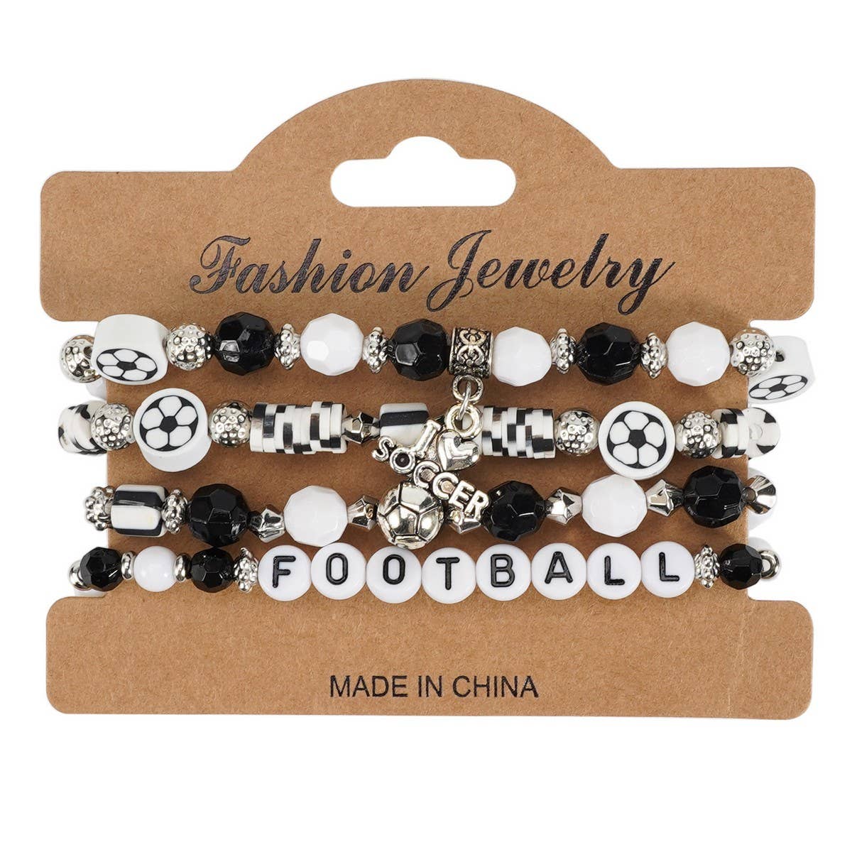 CWMM10450_SPORTS CHARM BRACELET SET BASKETBALL FOOTBALL