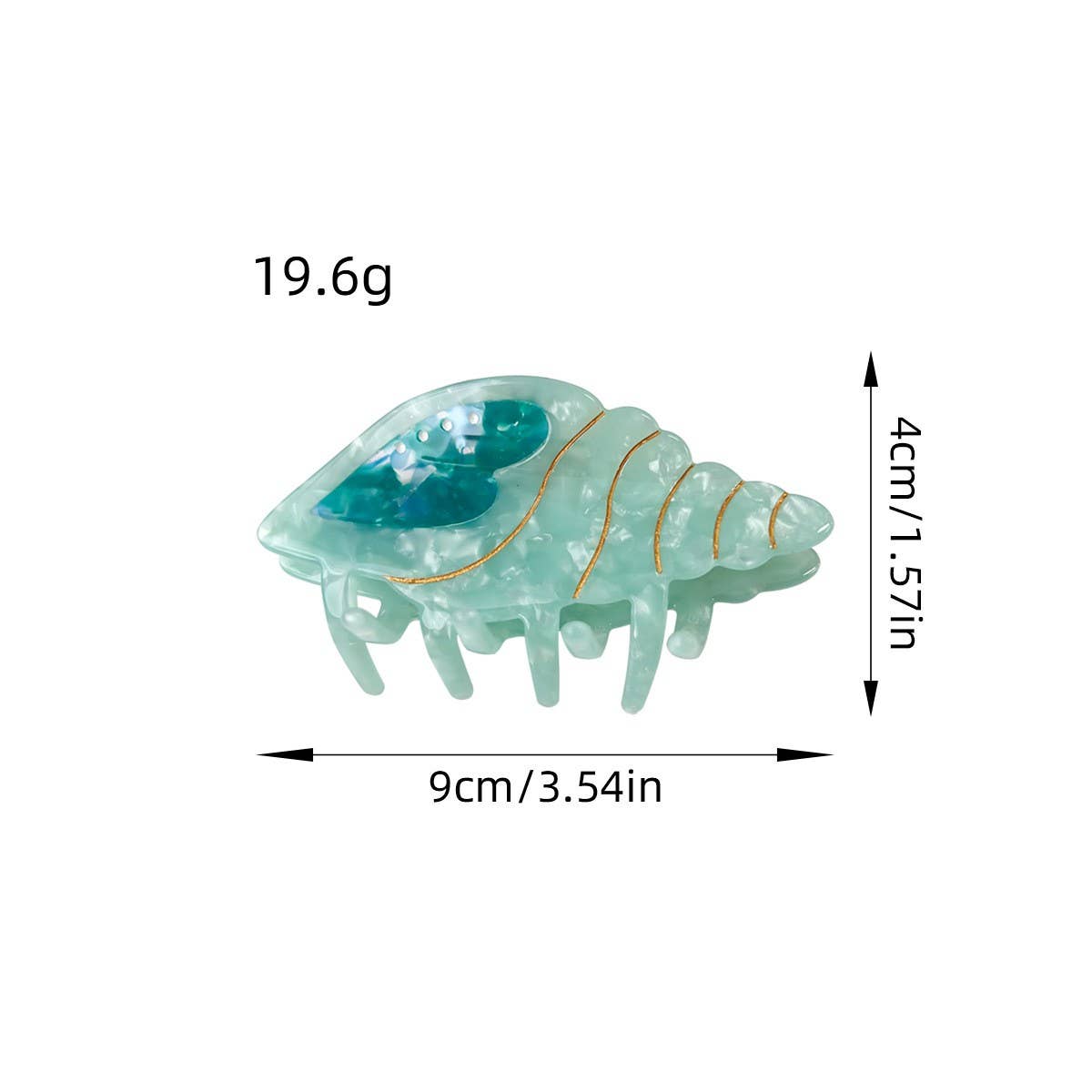 SMALL FRESH CONCH PERSONALITY FUN CUTE HAIRPIN_CWAHA1502