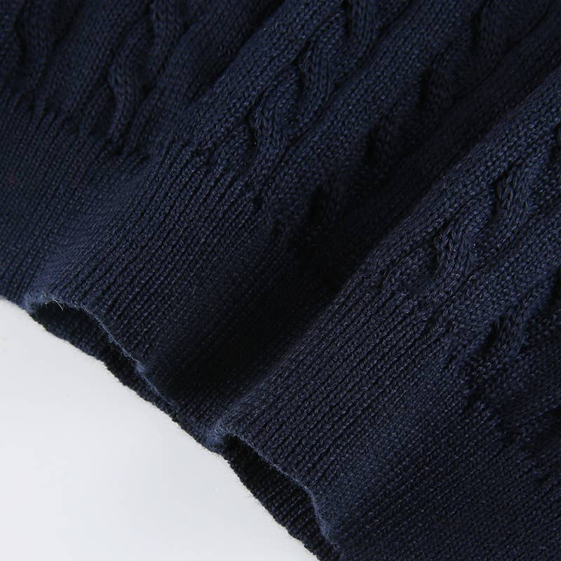 SLEEVELESS LETTER COLOR PATCHWORK V-NECK VEST