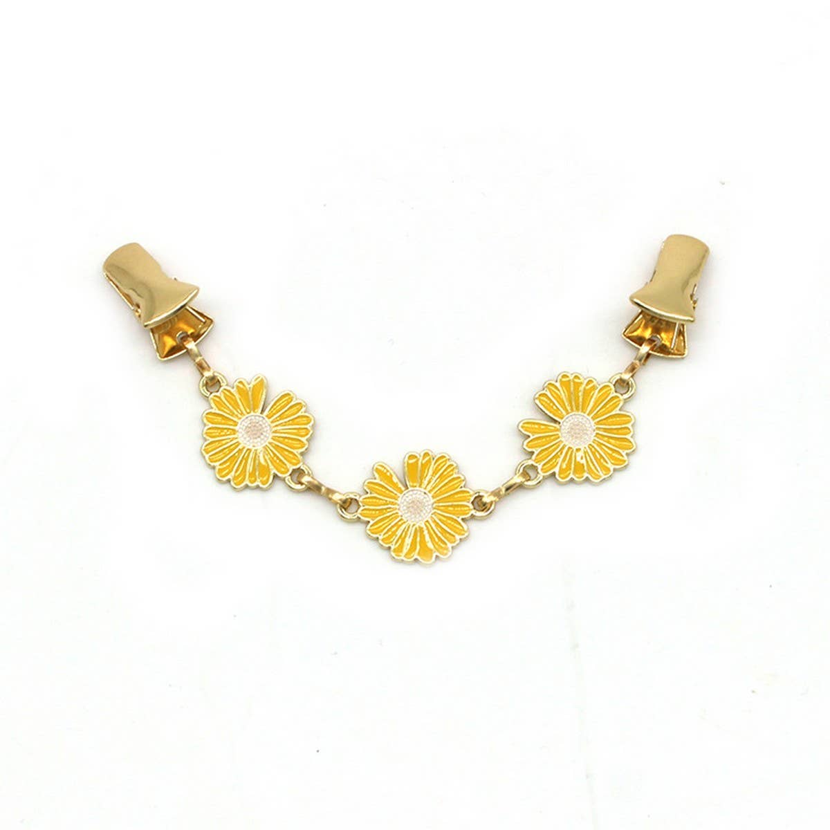 HOT SALE CREATIVE ALLOY DAISY SHAWL CLIP