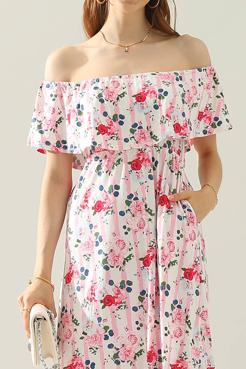 CWDMD541_OFF THE SHOULDER LAYERED MAXI DRESS