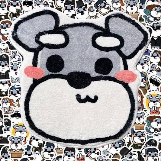 Soft Dog Rug for Bedroom, Cozy Pet Floor Mat_CWMM7390