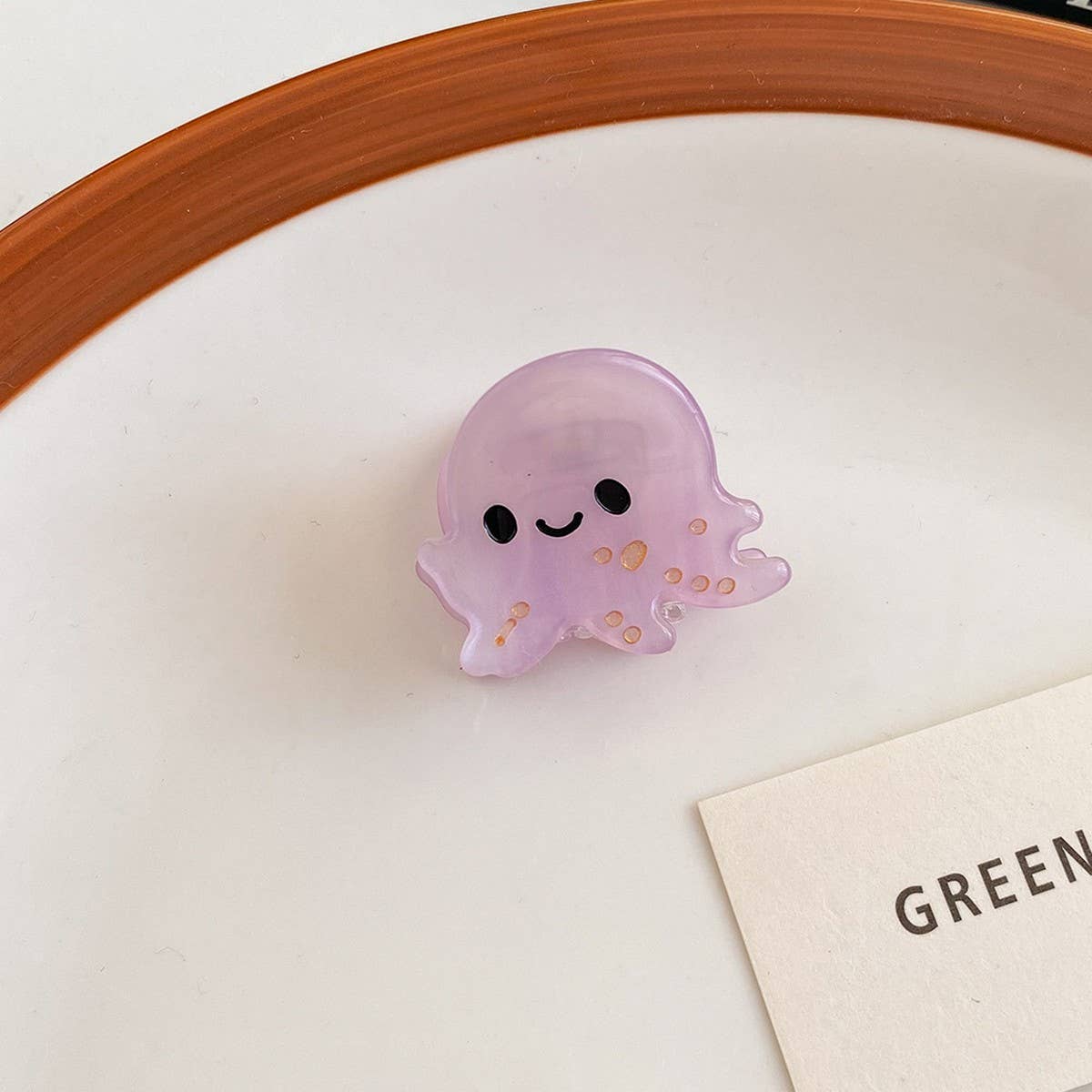 Cute Ocean Hair Clips?Acetate Sea Animal Claws