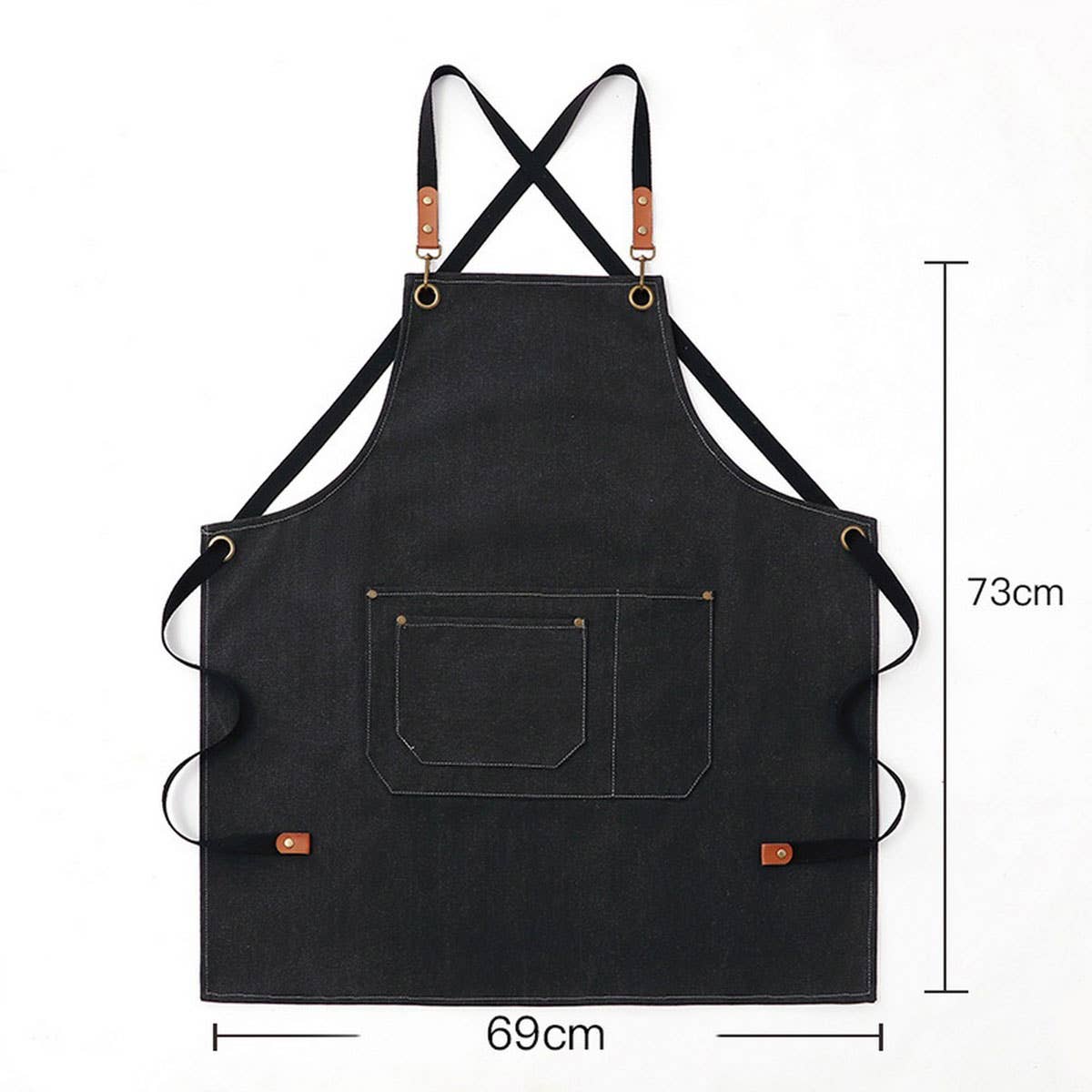Custom Cotton Canvas Kitchen Apron for Women