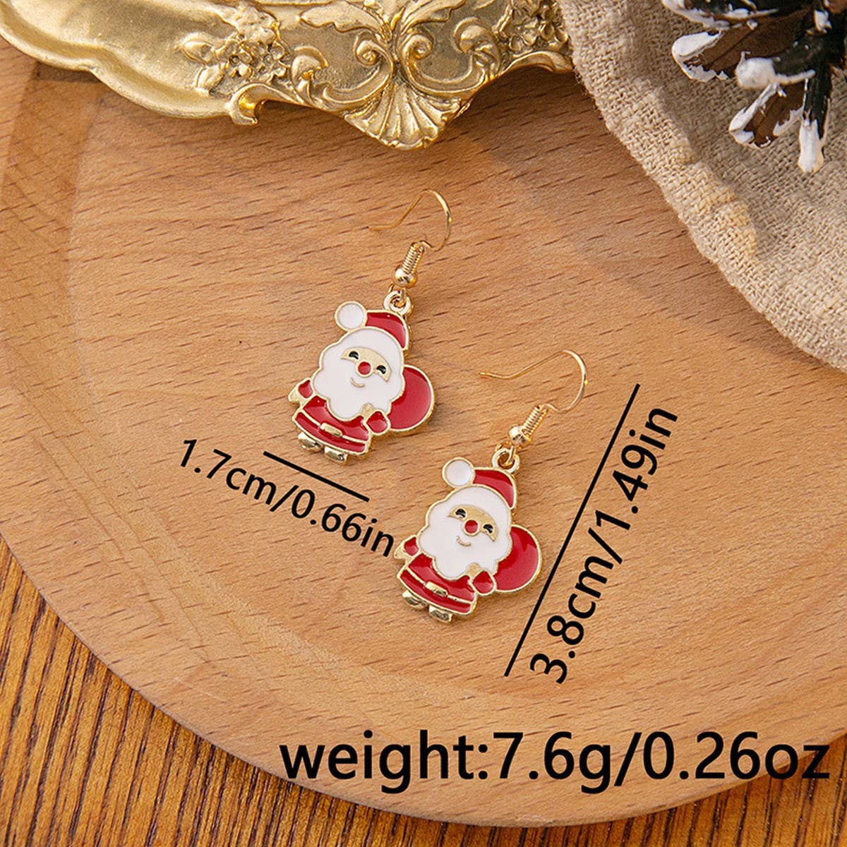 CHRISTMAS ELEMENT VERSATILE EARRINGS