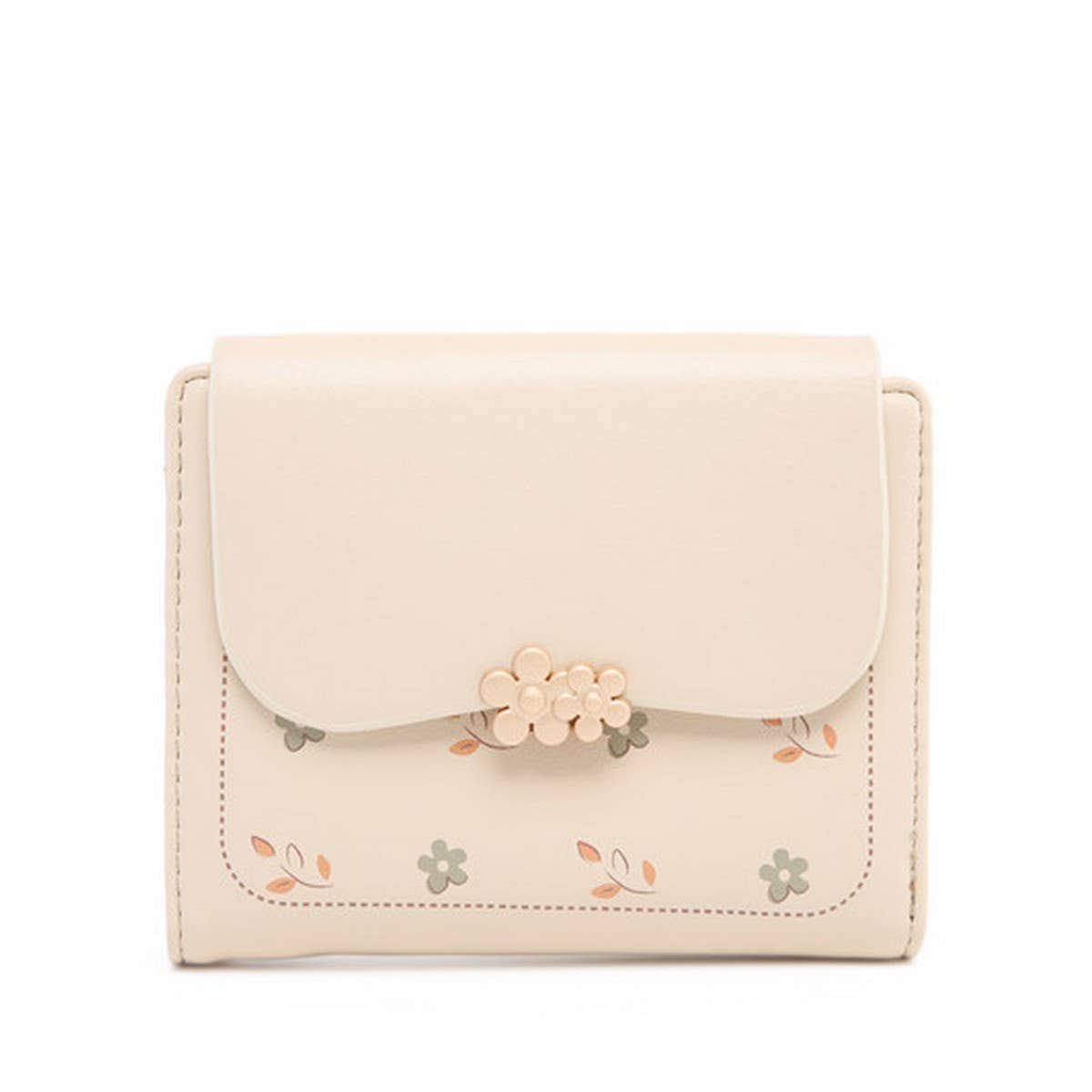 FLORAL TRI-FOLD COIN PURSE_CWAB2336