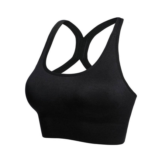 SEAMLESS LARGE SIZE HOLLOW BACK SPORTS BRA