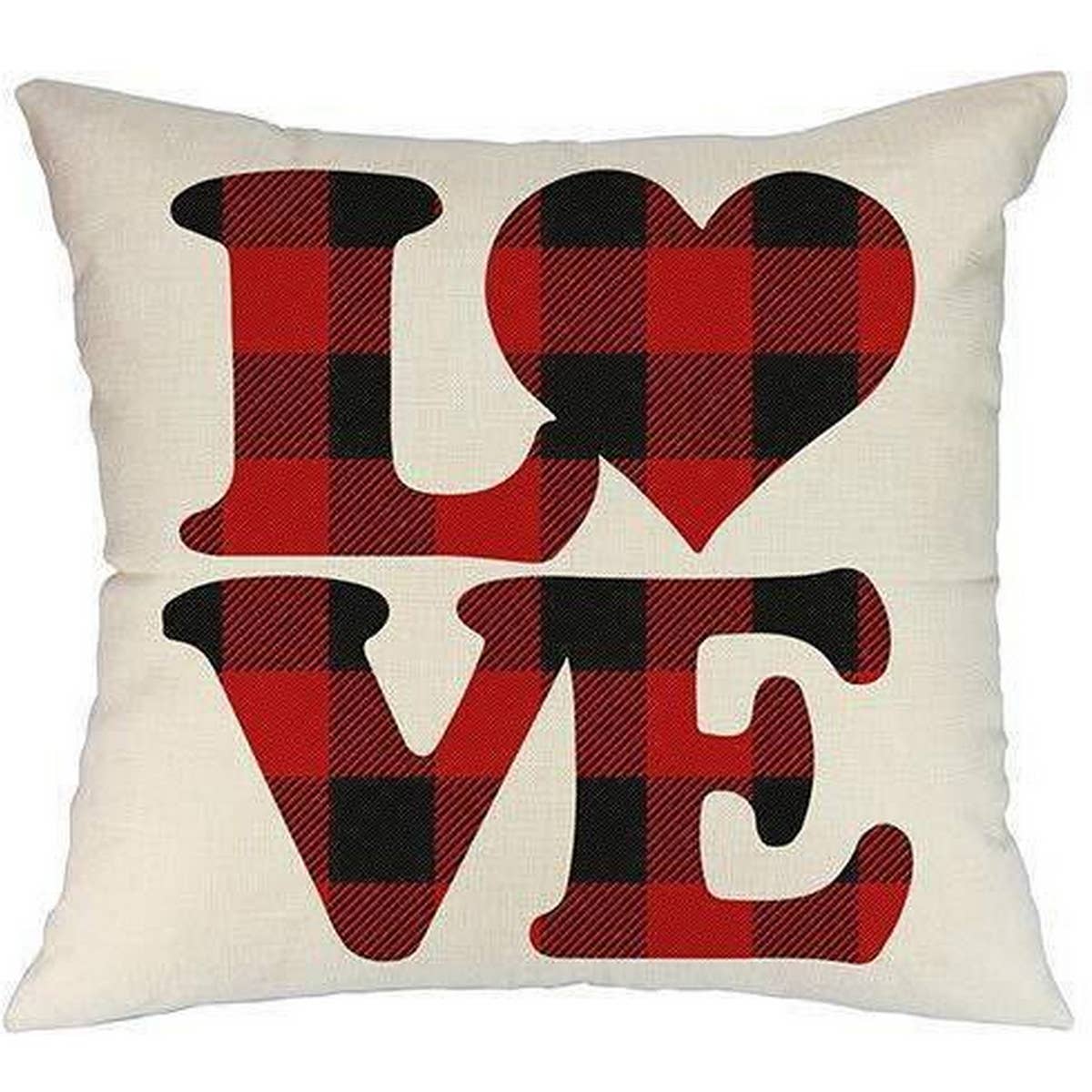 HOME CUSHION VALENTINE'S DAY PRINTED PILLOW COVER