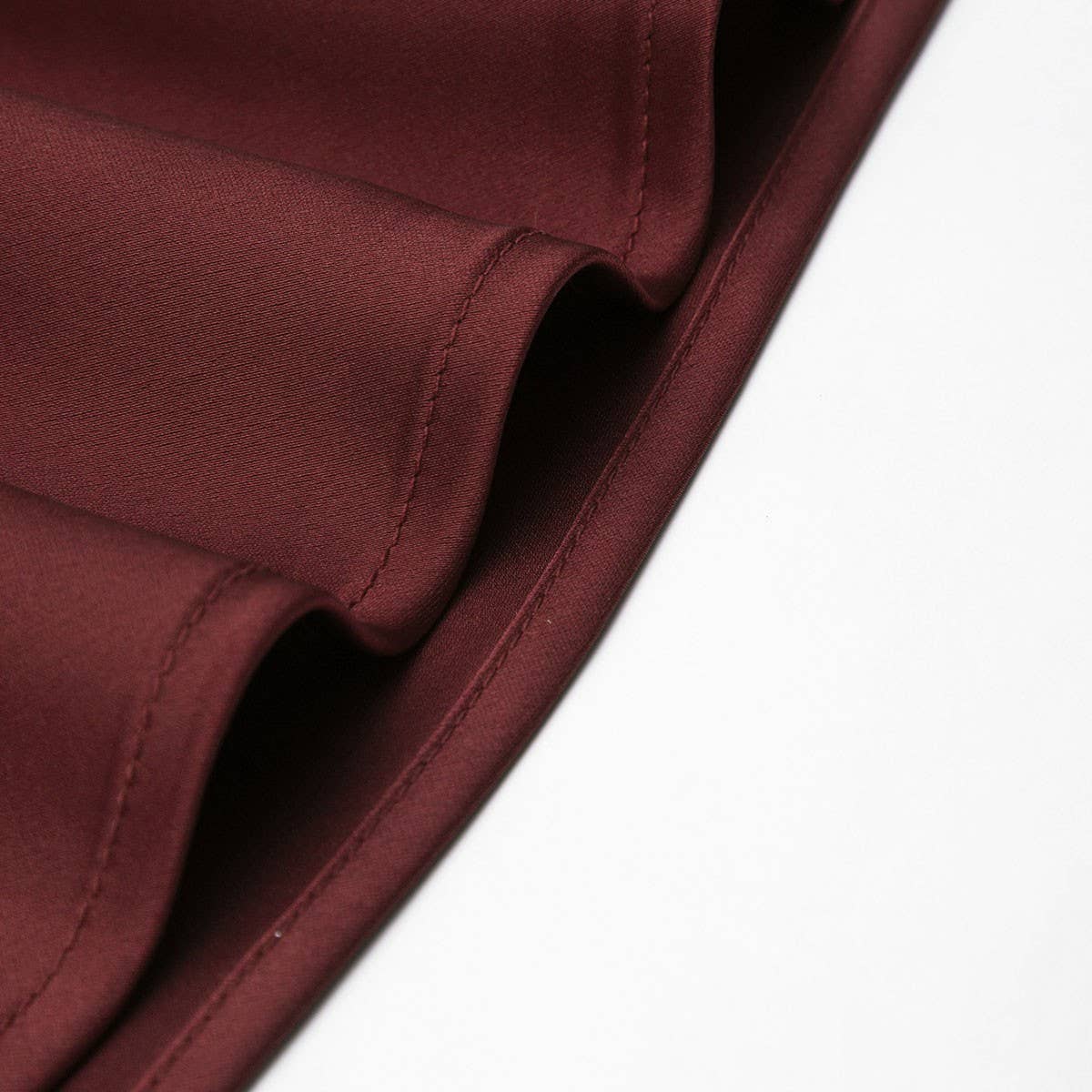 LACE WAIST SATIN SKIRT ELASTIC HIP LONG SKIRT