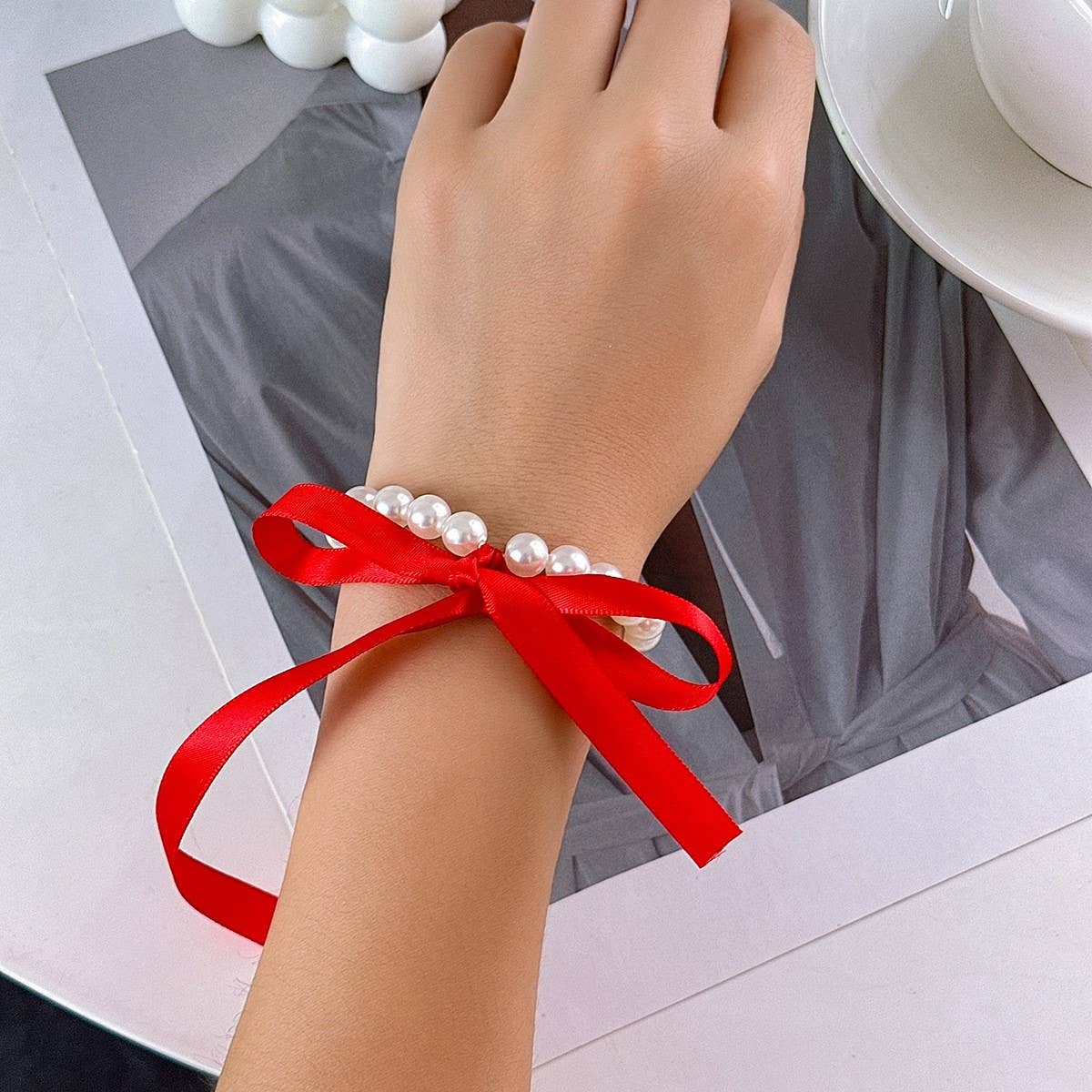 NEW FASHION RETRO LONG BOW CLAVICLE NECKLACE