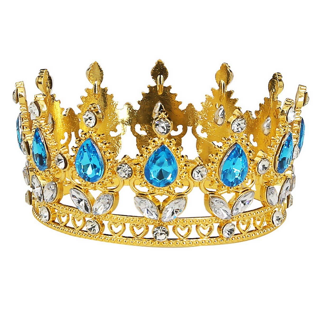 FLOWER CAKE DECORATION WEDDING CRYSTAL TIARAS