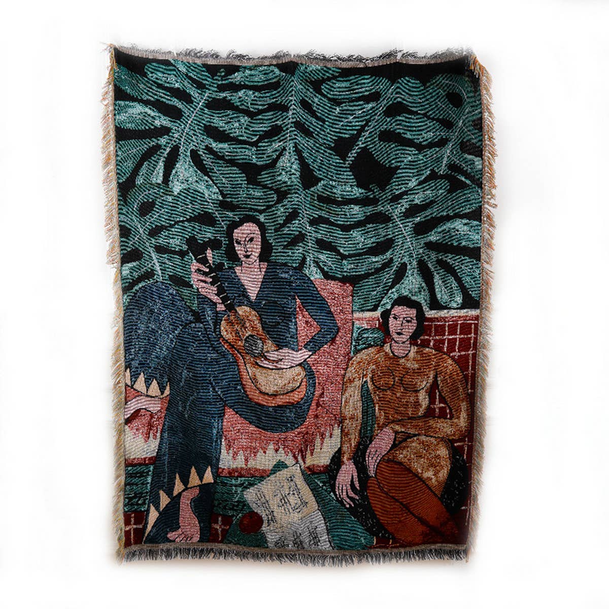 MULTIFUNCTIONAL BLANKET WITH OIL PAINTING PATTERN