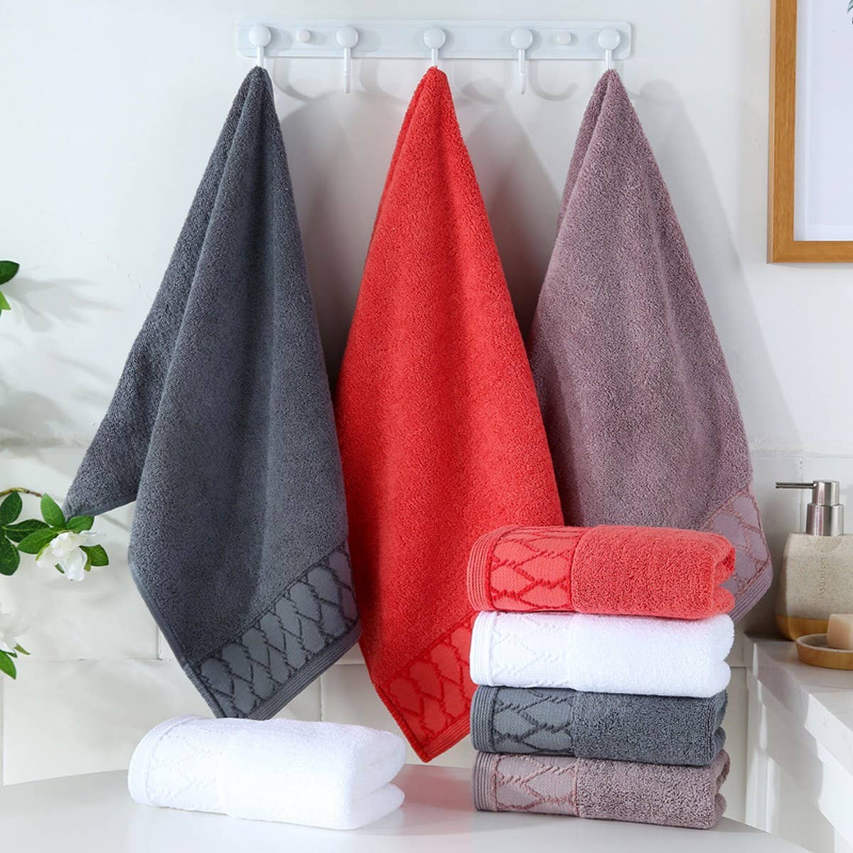 PURE COTTON THICK FACE WASHING HOUSEHOLD TOWEL_CWMM2318