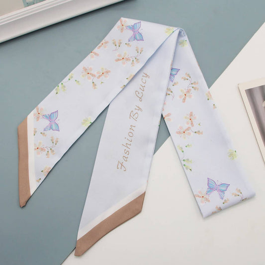 Long Boho Scarf - Hair Ribbon & Purse Strap