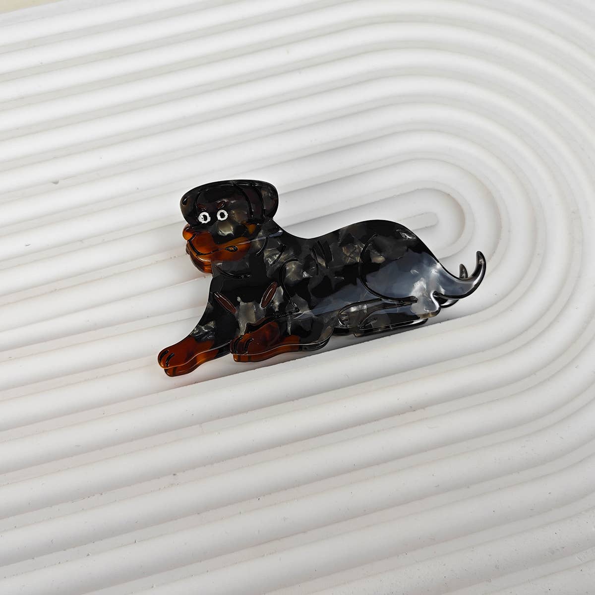 Cartoon Corgi Hair Claw Clip, Acetate Material_CWAHA6433