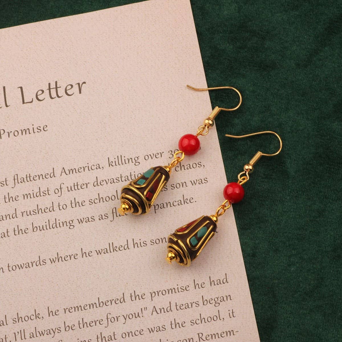 SIMPLE RETRO HANDMADE DESIGN EXOTIC EARRINGS_CWAJE3984