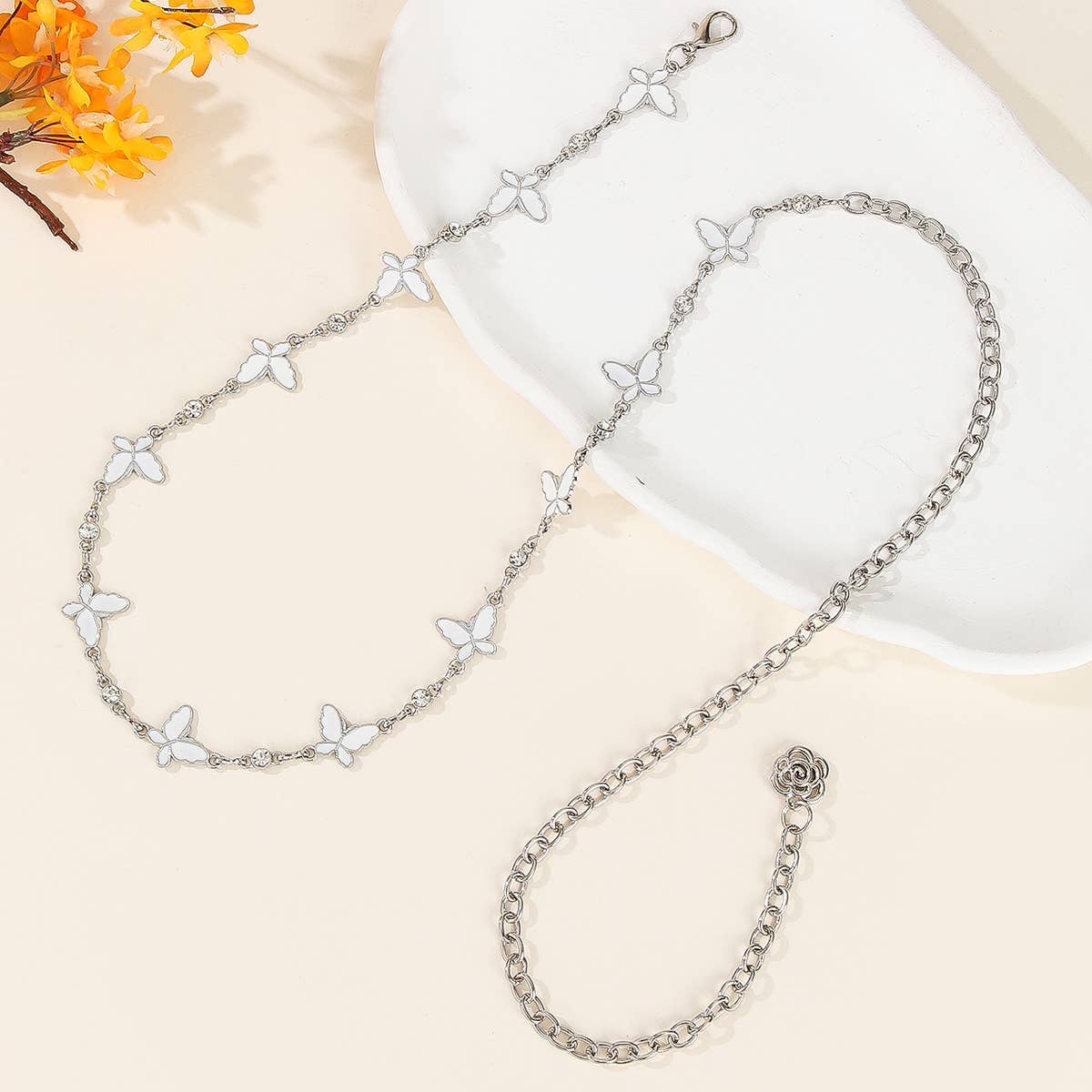 CWABE0966_WOMEN'S ALL-MATCH BELT BUTTERFLY BELT