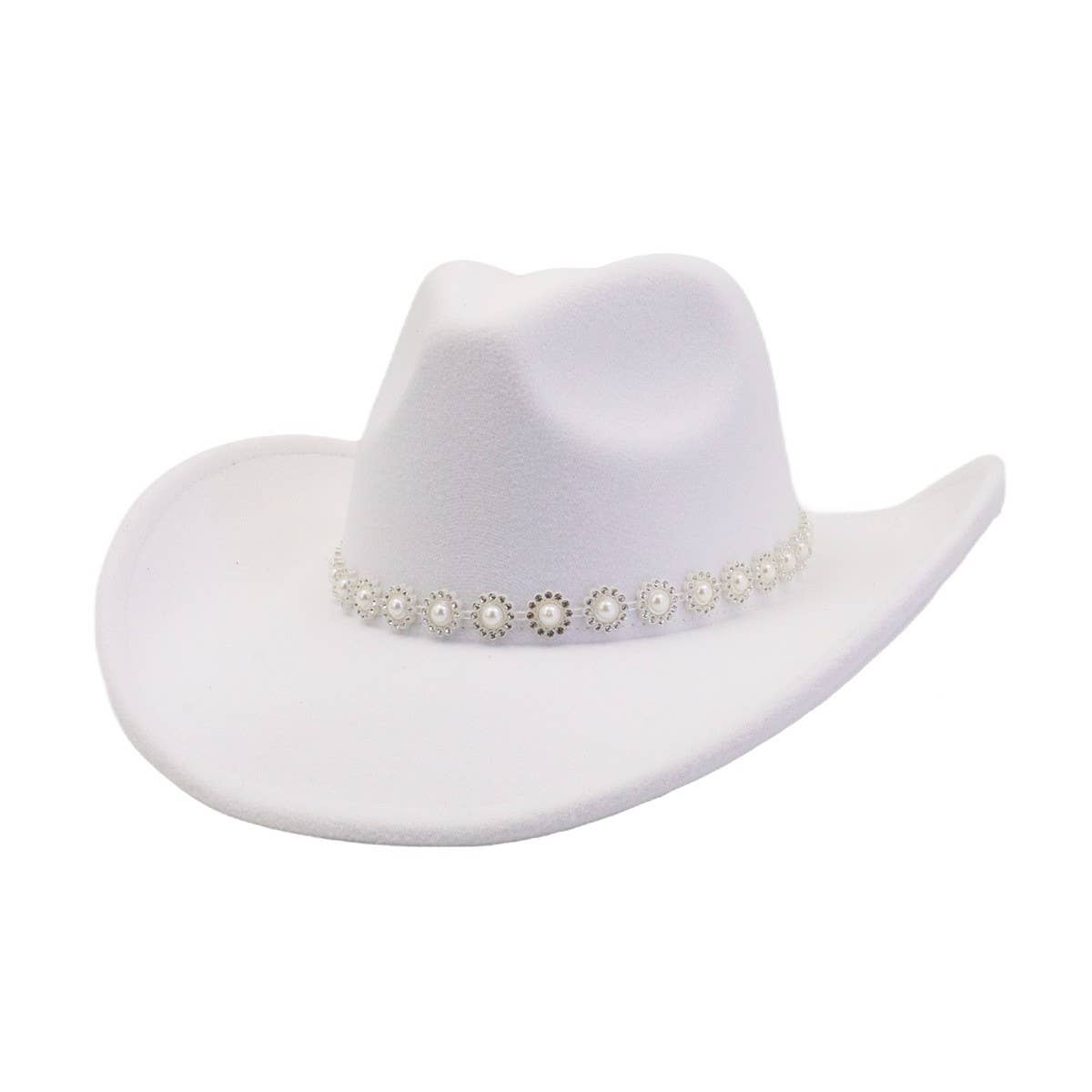 Western Cowboy Fedora Hat  Felt Ethnic_CWAH04432