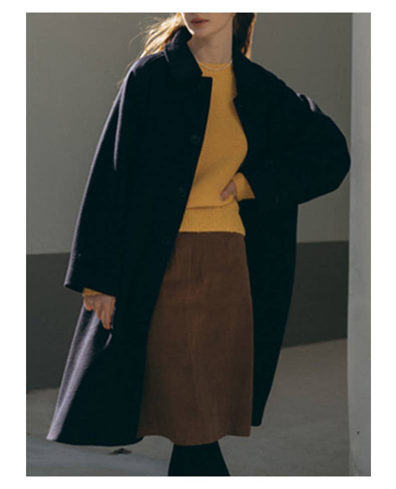 Retro artistic A-line skirt