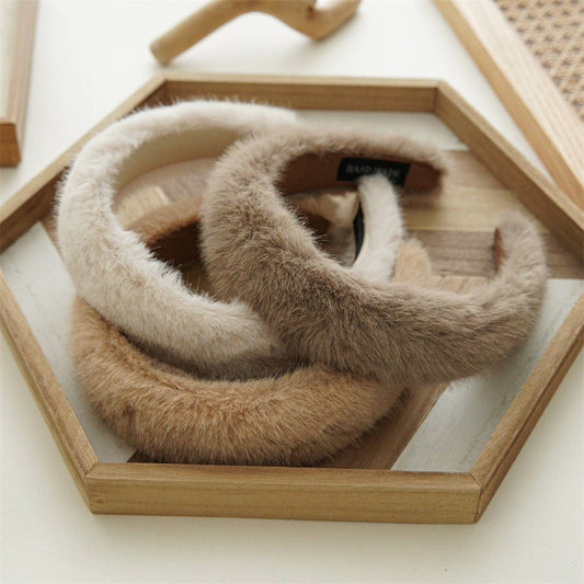 RETRO HIGH SKULL PLUSH HEADBAND_CWAHA0798