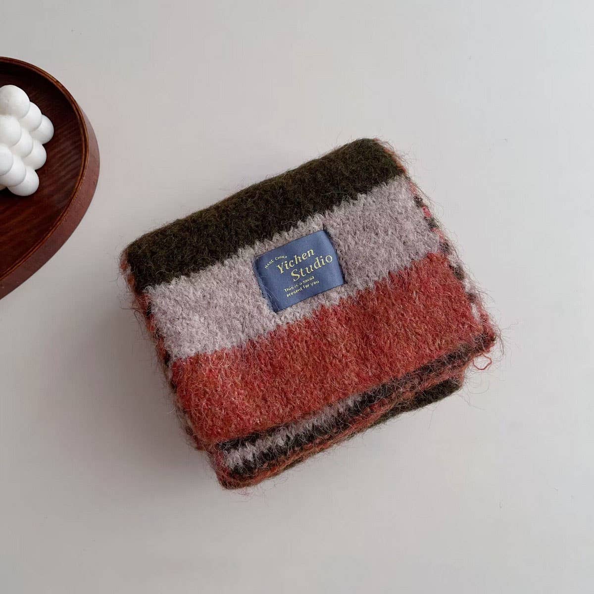 Rainbow Stripe Knit Scarf for Kids ??Winter Scarf_CWASC2109