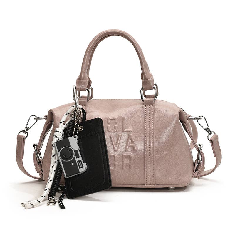 Retro portable Boston pillow bag